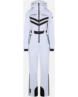 MC2 Saint Barth Garmisch Ski Suit With Recco Technology Overalls - White
