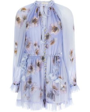 Zimmermann 'Hypnotic' Jumpsuit - Blue
