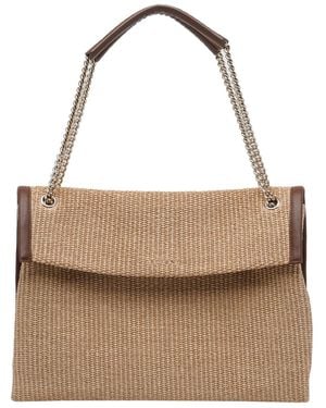 Orciani Medium Venus Shoulder Bag - Brown