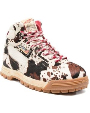 Autry Malga Mid Trainers - Pink