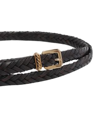 Etro Belts Calf Leather - Black
