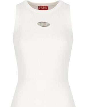 DIESEL Top With Logo - White