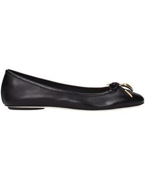 Chloé Leather Ballet Flats - Black