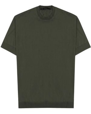 Low Brand T-Shirt K193 Viscose T-Shirts - Green