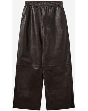 THE GARMENT Soho Lambskin Trousers - Black