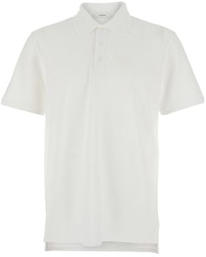 Givenchy Polo Shirt With Chest Logo Patch - White