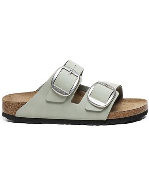 Birkenstock Sandals Nubuck Leather - White