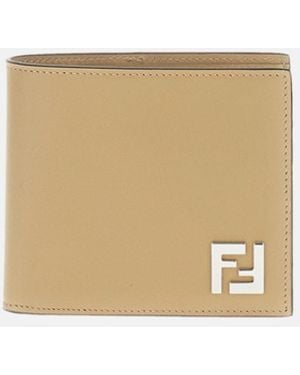 Fendi Billfold Wallet - Natural