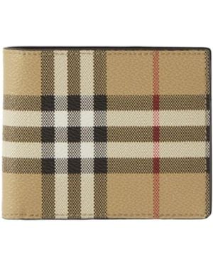 Burberry Wallets Polyurethane Polyester Cotton - Metallic
