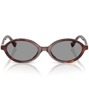 Miu Miu Miu 0Mu 04Zs Acetato Sunglasses - Gray