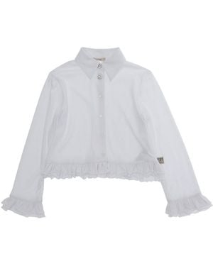 N°21 Shirt Cotton-Viscose Cotton Viscose Blouses And - White