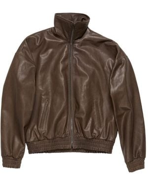 Acne Studios Leather Jacket - Brown
