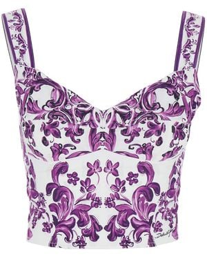 Dolce & Gabbana Bustier - Purple