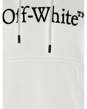 Off-White c/o Virgil Abloh Cotton Hoodie Sweatshirts - White