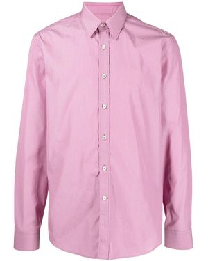 Ferragamo Stripe-Print Shirt - Pink