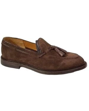 Green George Light Calf Leather Shoe - Brown