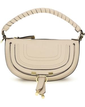 Chloé Marcie Mini Shoulder Bag - Natural