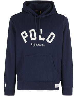 Ralph Lauren Cotton Blend Hoodie - Blue