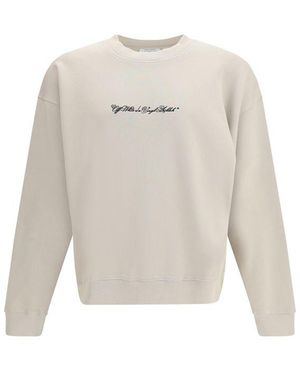Off-White c/o Virgil Abloh Cotton Sweatshirt Clothing - White