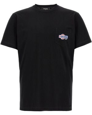 DSquared² Cool Fit Cotton T-Shirt - Black
