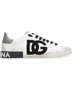 Dolce & Gabbana Low-Top Trainers Calf Trainers - Black