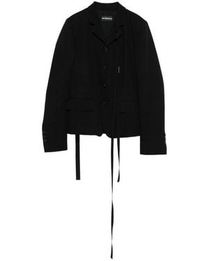 Ann Demeulemeester Jackets - Black