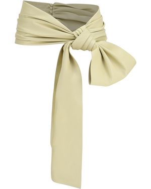 Chloé Bow Belt Lamb Ovis Aries E Braces - Metallic