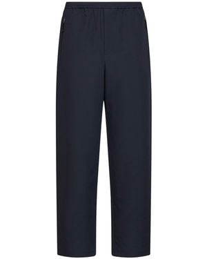 Jil Sander Waterproof Recycled Polyester Jogger Pants - Blue
