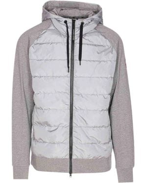 Canada Goose Bomber Hybridge Hoodie - Gray