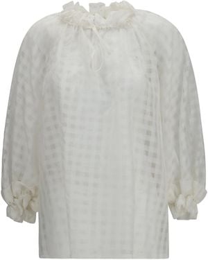 Sara Roka Amabel Shirt Cotton; Silk - Grey