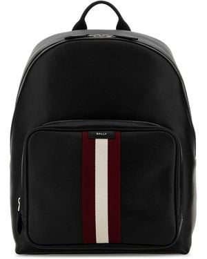 Bally Black Leather Backpack