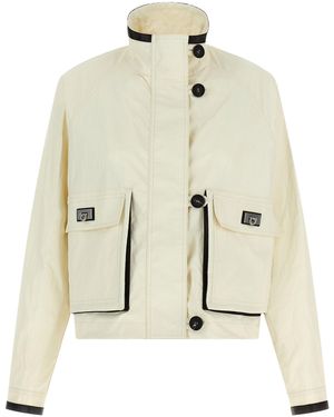 Ferragamo Technical Linen Jacket - Natural