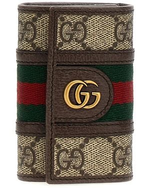 Gucci Ophidia Gg Keyring - Multicolor