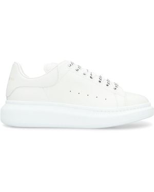 McQ Leather Chunky Sneakers Calf Sneakers - White