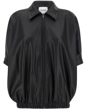 Nude Openwork Jacket - Black