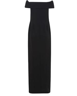 Ralph Lauren Adlar-Short Sleeve-Gown - Black