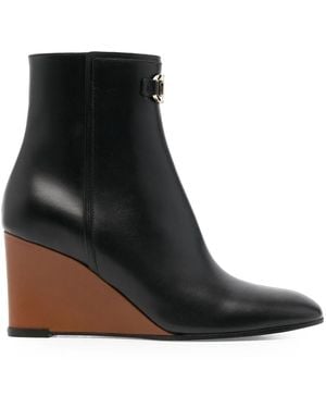 Ferragamo Ladies Boots, Us - Black