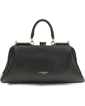 Dolce & Gabbana Grandma Medium Top-Handle Bag Lamb Ovis Aries - Black