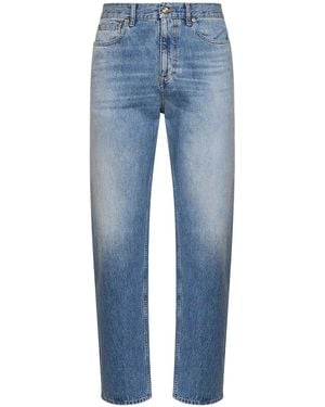 Gucci Cotton Denim Slim-Fit Jeans - Blue