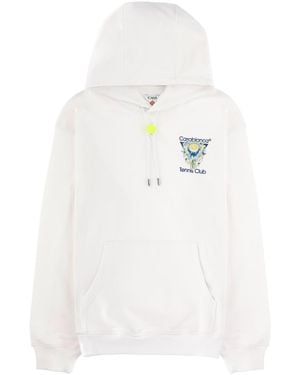 CASABLANCA Tennis Club Icon Sweatshirt - White