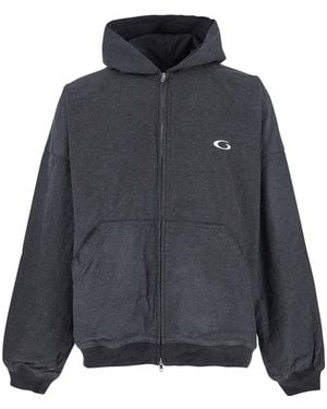 Balenciaga Look 35 Trompe Loeil Hoodie - Grey