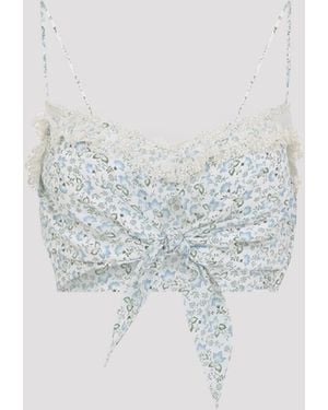 Ermanno Scervino Silk Top - White