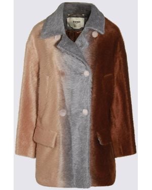 Fendi Coats _Vi - Brown