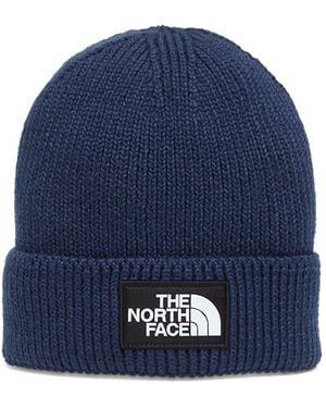 The North Face Ribbed Knit Hat - Blue
