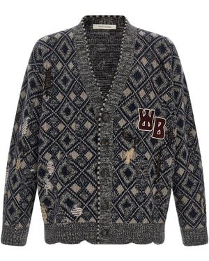 Wales Bonner Cardigan - Grey