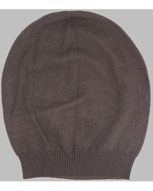 Rick Owens Hat Medium Cashmere - Brown