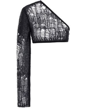 Rick Owens Spider Ziggy Top - Black