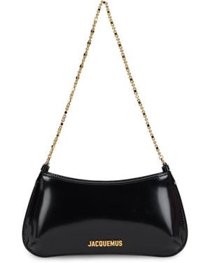 Jacquemus Shoulder Bag Calfskin Handbags - Black