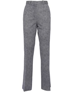Circolo 1901 Flared Piquet Pants - Gray