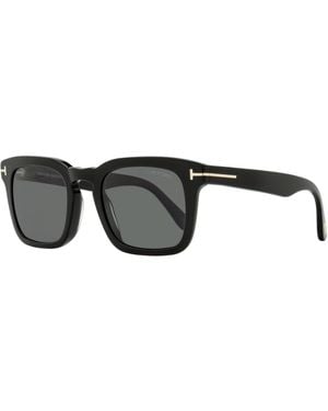 Tom Ford Dax Polarized Sunglasses Tf751 01D 50Mm Ft0751 Plastic (Acetate) - Black